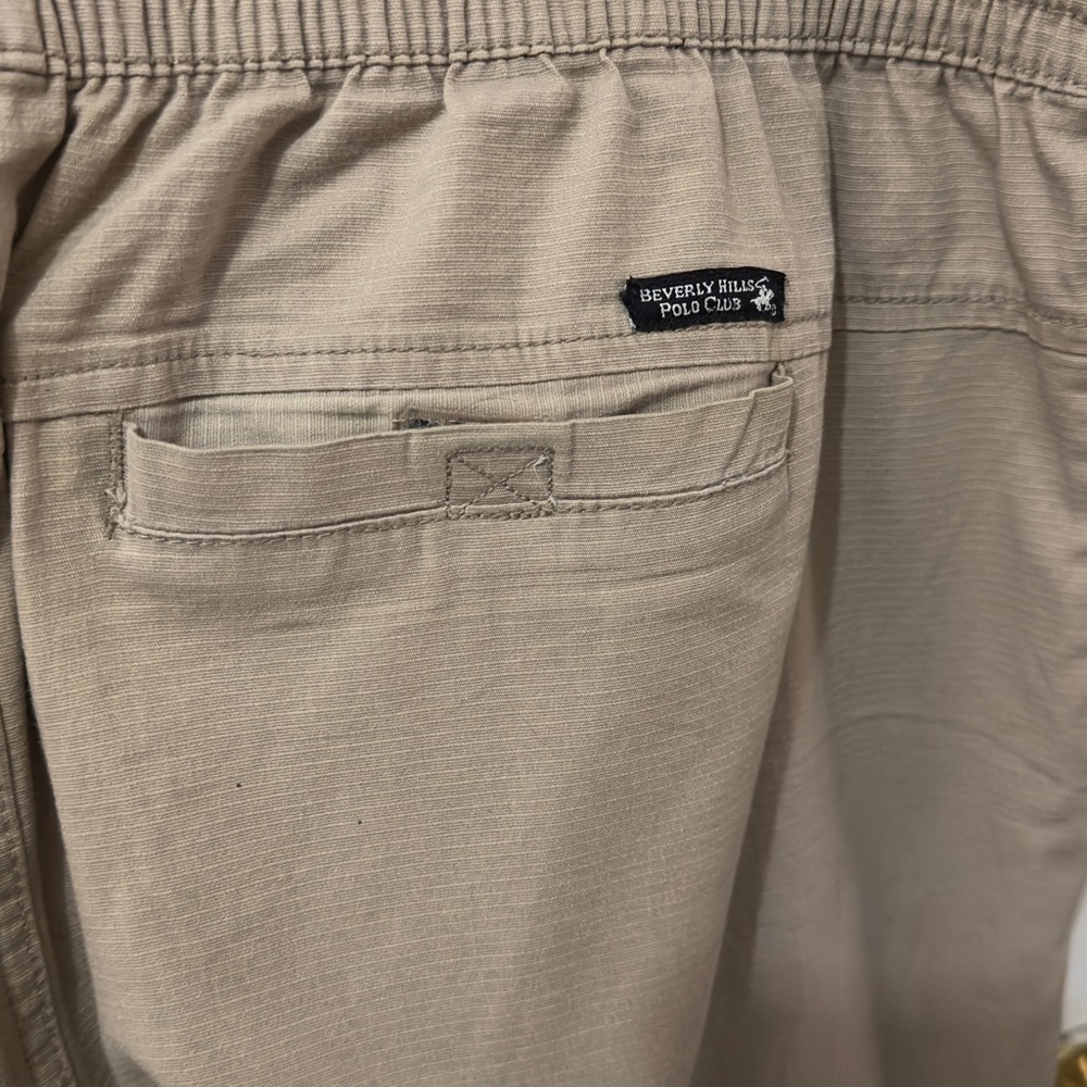 Beverly Hills Polo Club | EUC Men’s Tan Cotton Jogger Pants (size XL) - Picture 7 of 11
